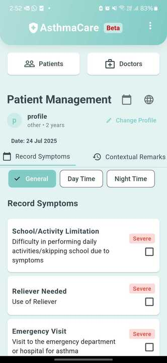 Symptom Tracking